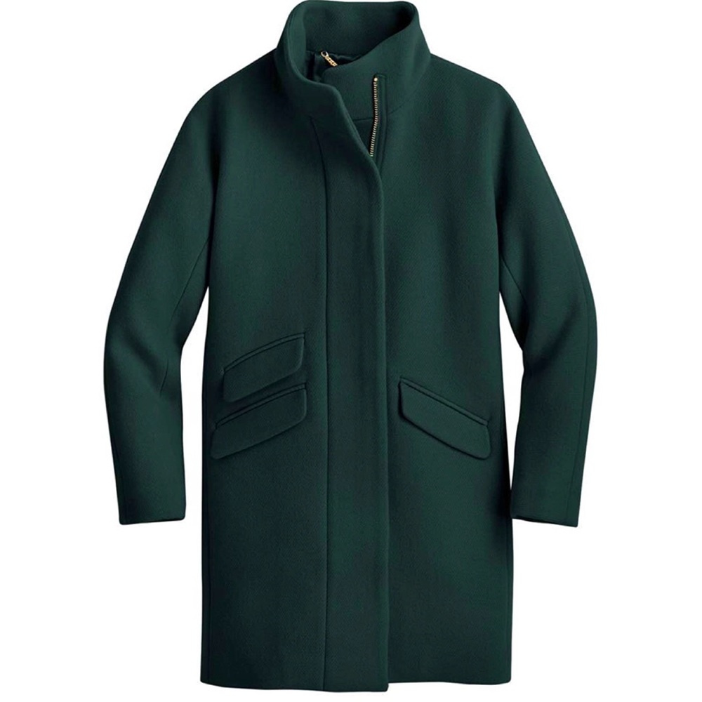 J. Crew Cocoon coat in Italian stadium-cloth wool